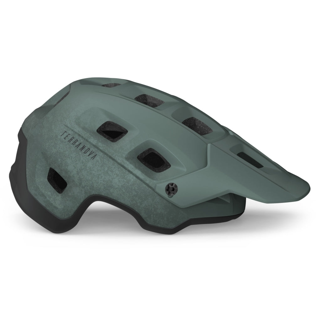 Fietshelm - MET - Terranova MIPS - Sage Green/Black Fietshelm - MET - Terranova MIPS - Sage Green/Black
